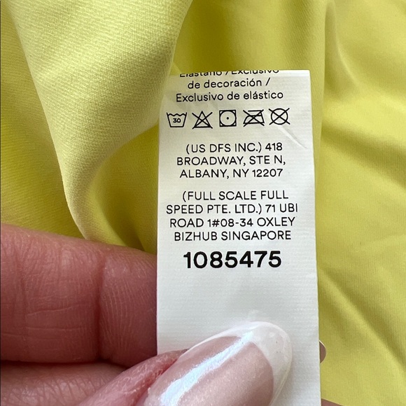 Halara Women's SoftlyZero Airy Backless Twisted Active Dress Yellow Pear Small - Picture 10 of 10